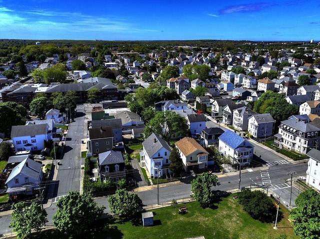 405 Warren St, Fall River, MA 02721 - aerial perspective of suburban area