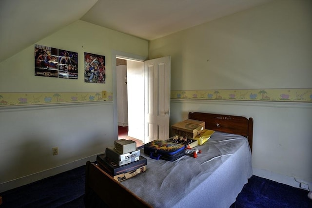 405 Warren St, Fall River, MA 02721 - bedroom featuring vaulted ceiling