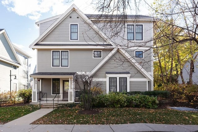 view of front of house with a porch