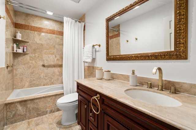 341 Beacon Unit 2F, Boston, MA 02116 - bathroom with tiled shower / bath combo and vanity