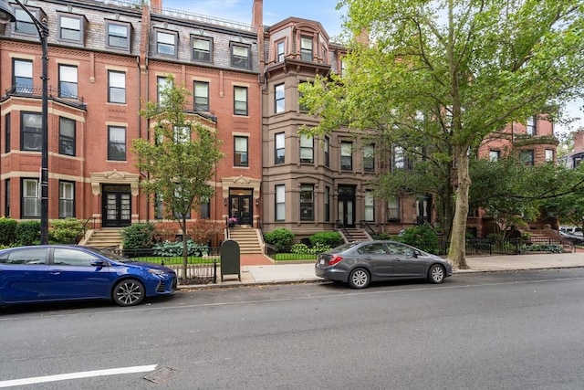 341 Beacon Unit 2F, Boston, MA 02116 - view of front facade featuring french doors