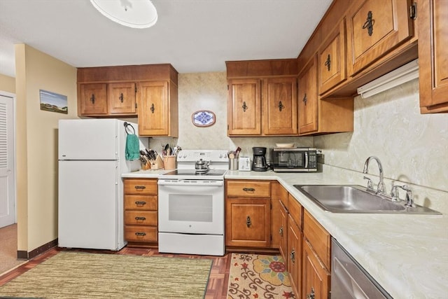 kitchen featuring sink and stainless steel appliances