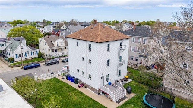 birds eye view of property featuring a residential view