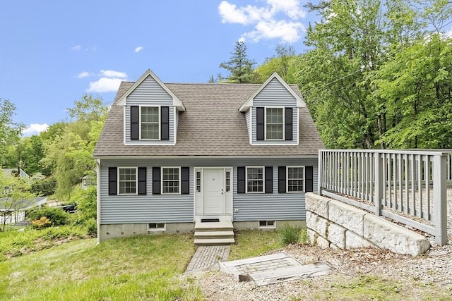 70 Ashburnham Hill Rd, Fitchburg, MA 01420 - cape cod-style house with a shingled roof