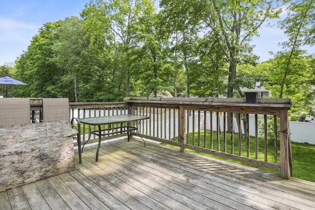41 Belmont Ave Unit 41, Haverhill, MA 01830 - wooden deck with outdoor dining space