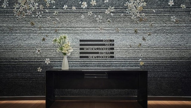 details featuring wood finished floors