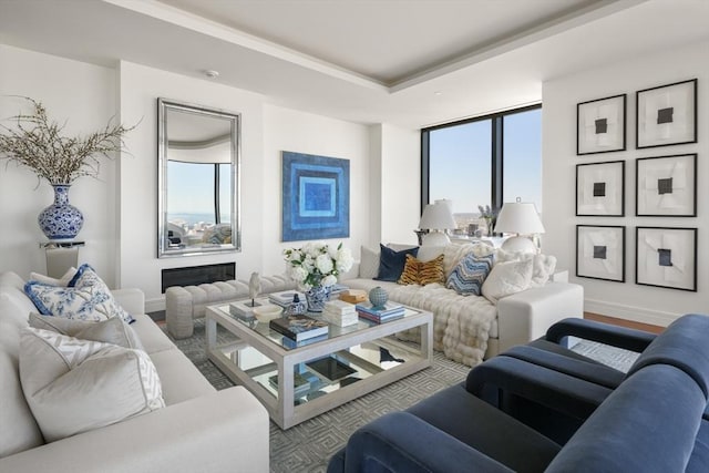 view of living area