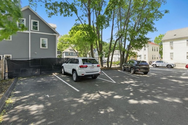 9 Boston St Unit 3, Salem, MA 01970 - uncovered parking lot with a residential view