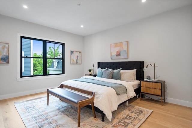 1 Marion St Unit 7, Cambridge, MA 02141 - bedroom featuring light wood-type flooring and recessed lighting