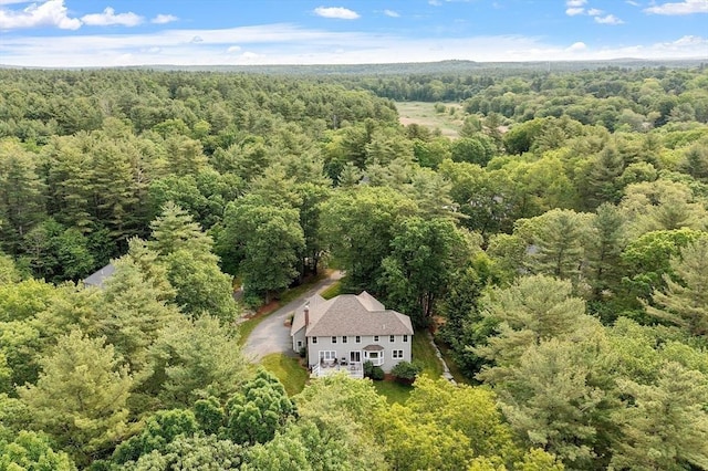 5 Mckinley Dr, Acton, MA 01720 - view from above of property with a forest