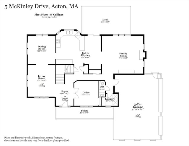 5 Mckinley Dr, Acton, MA 01720 - home floor plan