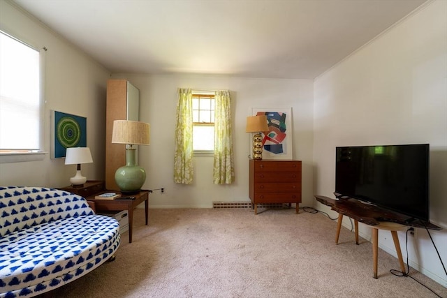 32 Fern St, Concord, MA 01742 - living area with light colored carpet and baseboards