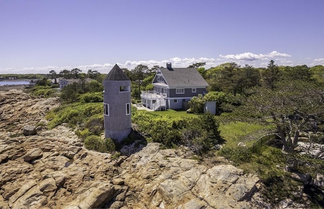 240 Atlantic Rd, Gloucester, MA 01930 - aerial view of property and surrounding area