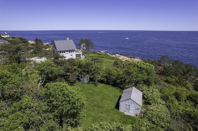 240 Atlantic Rd, Gloucester, MA 01930 - view from above of property featuring a large body of water