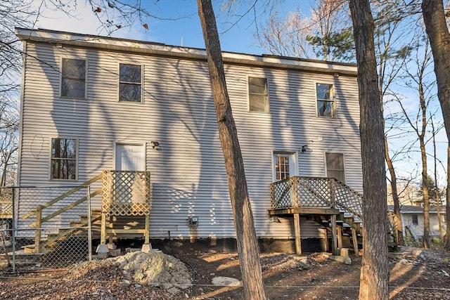 view of rear view of house