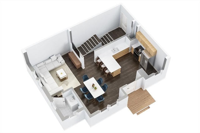 8 Elm St Unit 8, Newton, MA 02465 - home floor plan