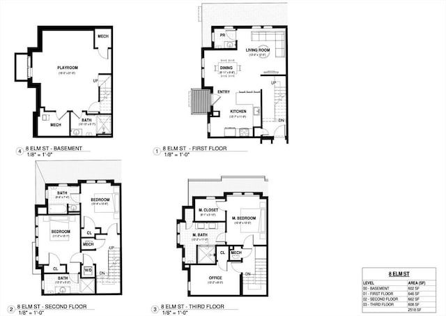 8 Elm St Unit 8, Newton, MA 02465 - room layout