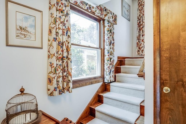 72 Highland Rd, Truro, MA 02666 - stairs featuring plenty of natural light