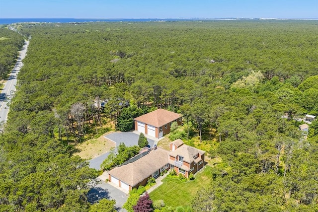 72 Highland Rd, Truro, MA 02666 - aerial view of a heavily wooded area