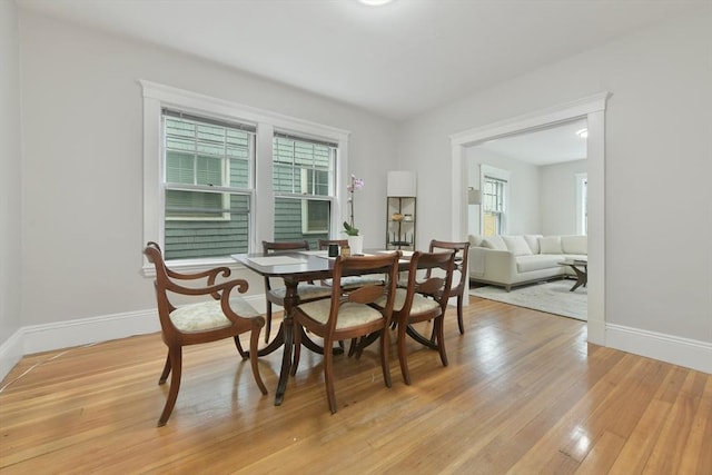 6 Brewer St Unit 2, Cambridge, MA 02138 - dining room featuring baseboards and light wood finished floors