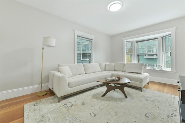 6 Brewer St Unit 2, Cambridge, MA 02138 - living area with wood finished floors and healthy amount of natural light