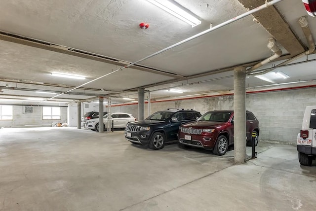 view of parking deck