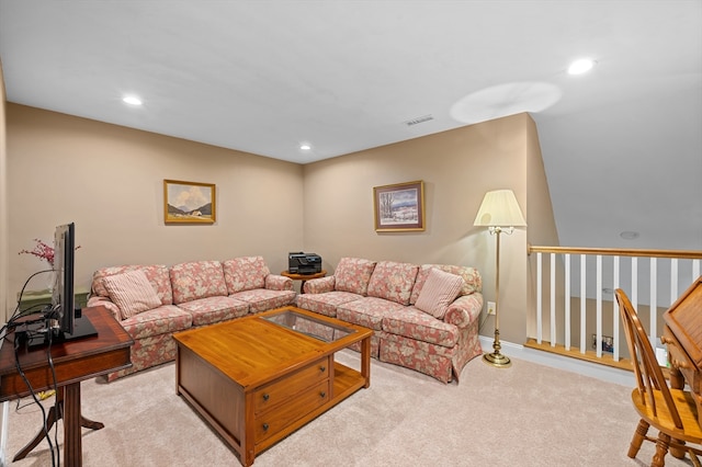 11 Soucy Dr Unit 11, Rutland, MA 01543 - living room featuring light carpet and recessed lighting