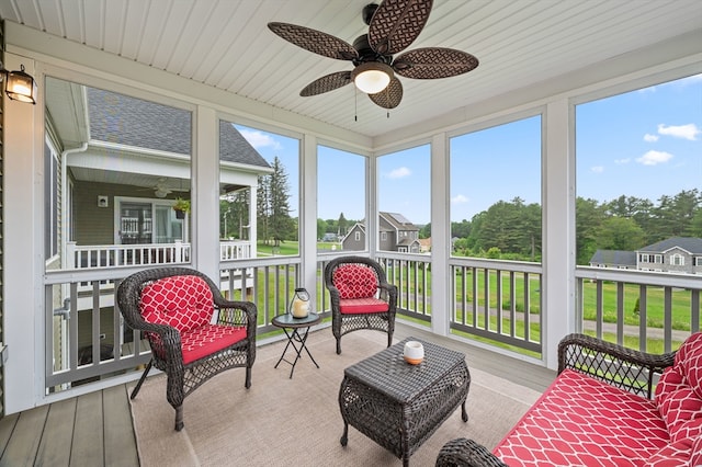 11 Soucy Dr Unit 11, Rutland, MA 01543 - sunroom with ceiling fan