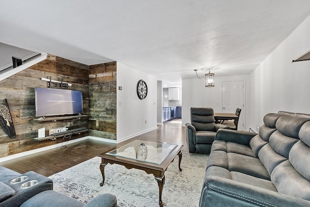 13 Berrington Rd Unit 13, Leominster, MA 01453 - living area featuring wooden walls and wood finished floors