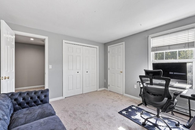 13 Berrington Rd Unit 13, Leominster, MA 01453 - office area featuring baseboards and light carpet