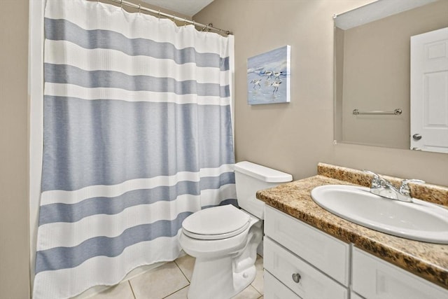 7 Myra Ln Unit 11, Worcester, MA 01606 - full bathroom featuring vanity, toilet, tile patterned flooring, and a shower with shower curtain