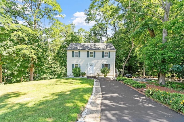 view of colonial home