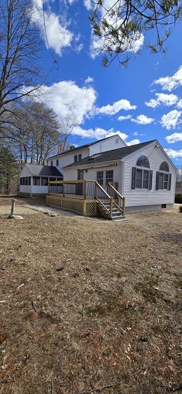 exterior space featuring a deck