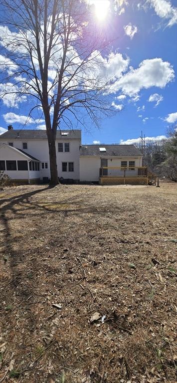 view of rear view of property