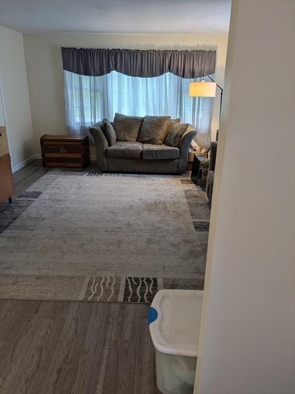 9 New Boston Rd, Dudley, MA 01571 - living room with wood finished floors and baseboards