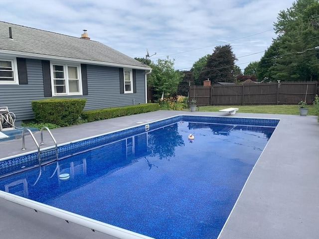 77 Westwood Pkwy, Southbridge, MA 01550 - view of pool featuring a diving board