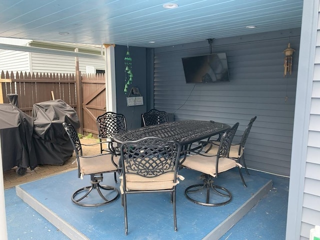 77 Westwood Pkwy, Southbridge, MA 01550 - view of patio / terrace featuring outdoor dining space