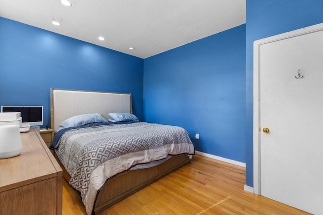80 Beaumont St Unit 101, Boston, MA 02124 - bedroom featuring wood finished floors and recessed lighting