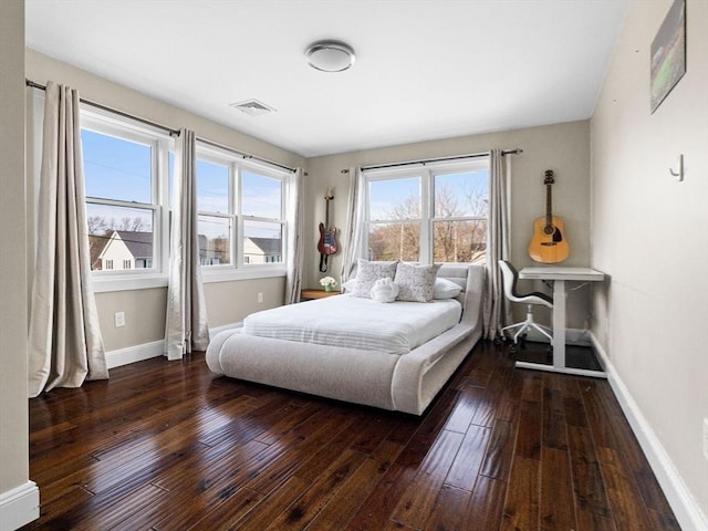 83 Altamont Ave, Melrose, MA 02176 - bedroom featuring visible vents, baseboards, and wood-type flooring