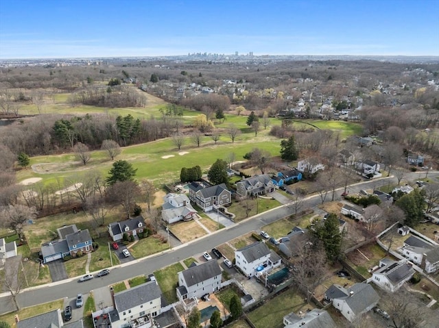 83 Altamont Ave, Melrose, MA 02176 - birds eye view of property with golf course view and a residential view