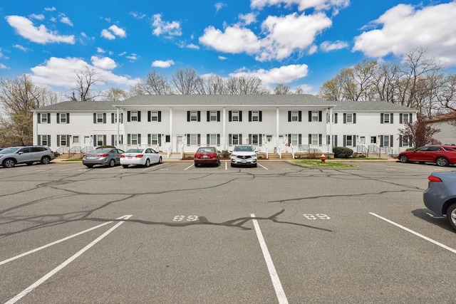 view of uncovered parking lot