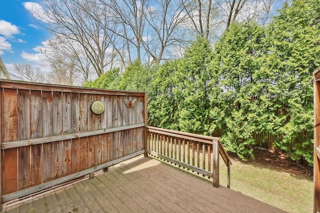 view of deck