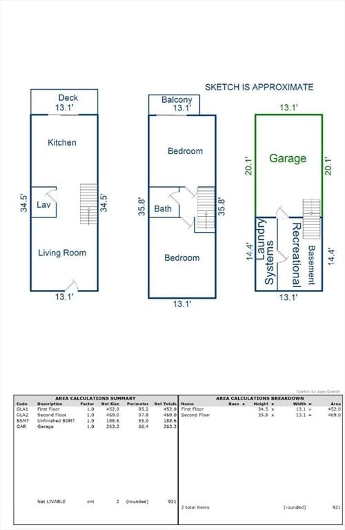 450-458 Riverside Dr Unit 2, Lawrence, MA 01841 - view of floor plan / room layout