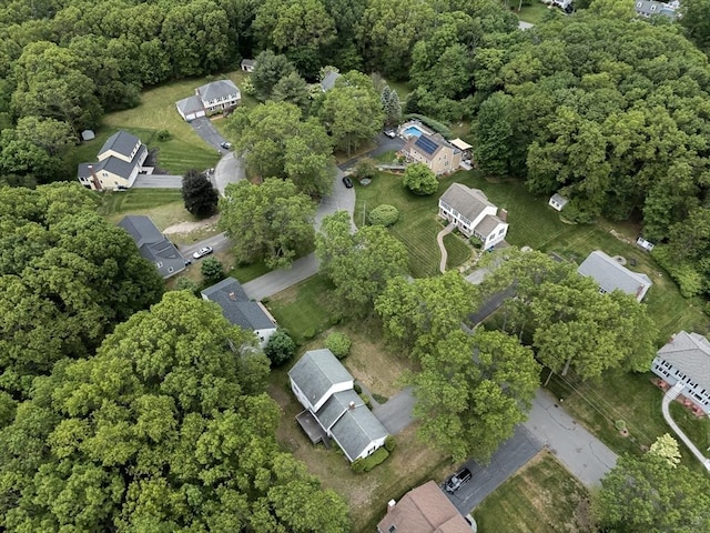 40 Langley Ln, Tewksbury, MA 01876 - aerial view of property and surrounding area