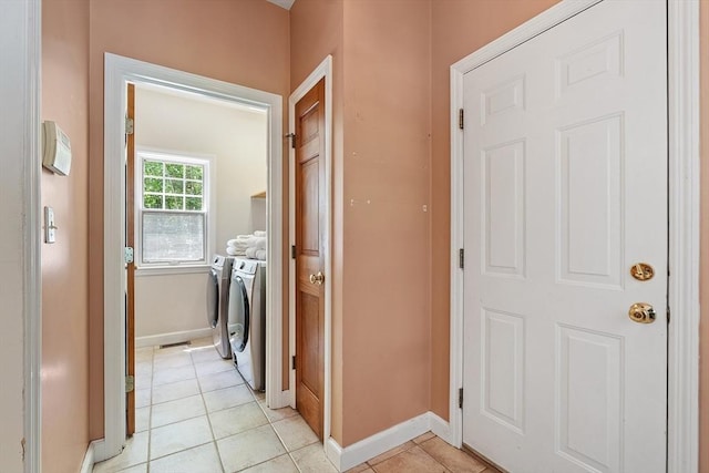 26 Sam Cobb Ln, Princeton, MA 01541 - laundry room featuring washer and dryer and light tile patterned floors