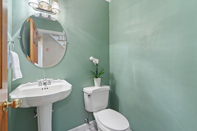 26 Sam Cobb Ln, Princeton, MA 01541 - half bath featuring toilet and baseboards