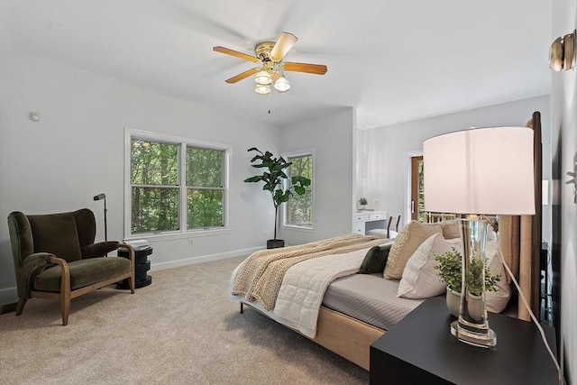 26 Sam Cobb Ln, Princeton, MA 01541 - bedroom with carpet floors and a ceiling fan