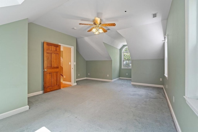 26 Sam Cobb Ln, Princeton, MA 01541 - bonus room with carpet floors, lofted ceiling, and ceiling fan