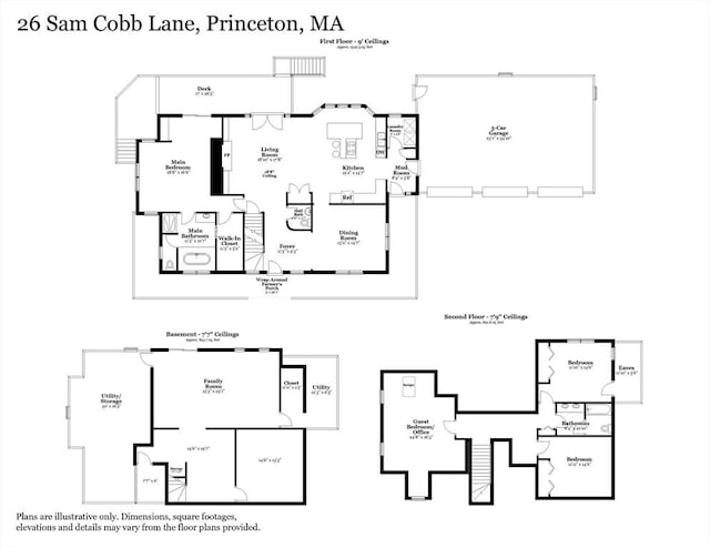 26 Sam Cobb Ln, Princeton, MA 01541 - view of property floor plan