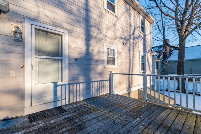 view of deck